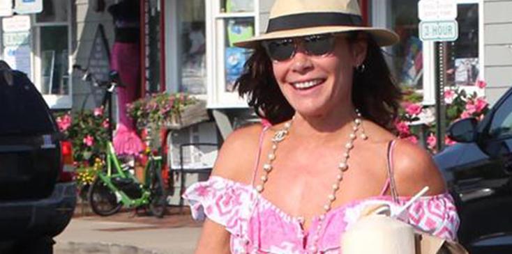 Luann de lesseps gets coconut juice post rehab pics