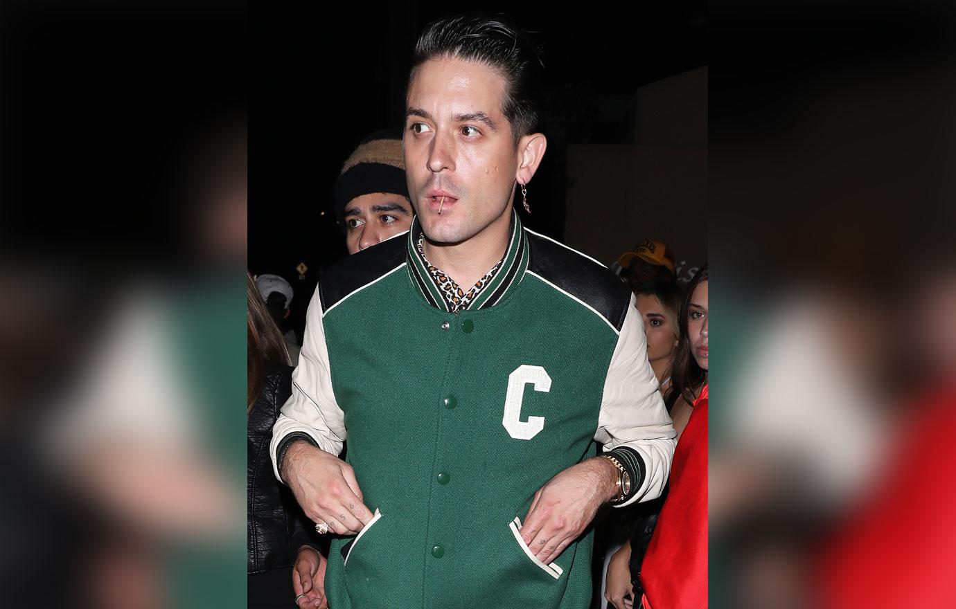 drake g eazy kehlani arriving at the shorebar party