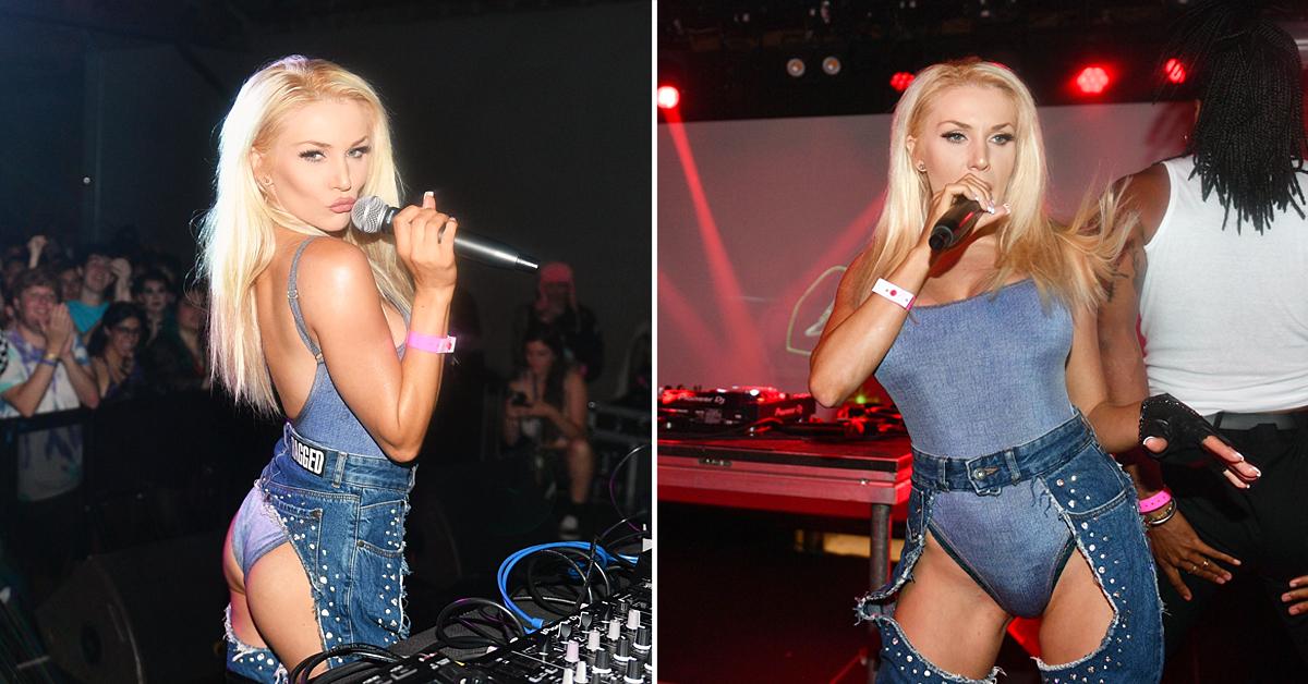 courtney stodden performs onstage at the  dtla ok