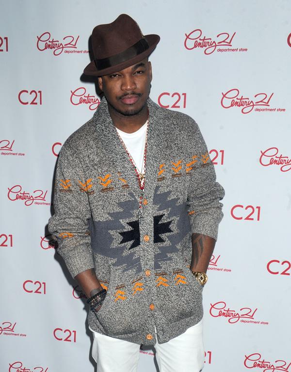 Ne Yo visits the Century 21 department store in New York City