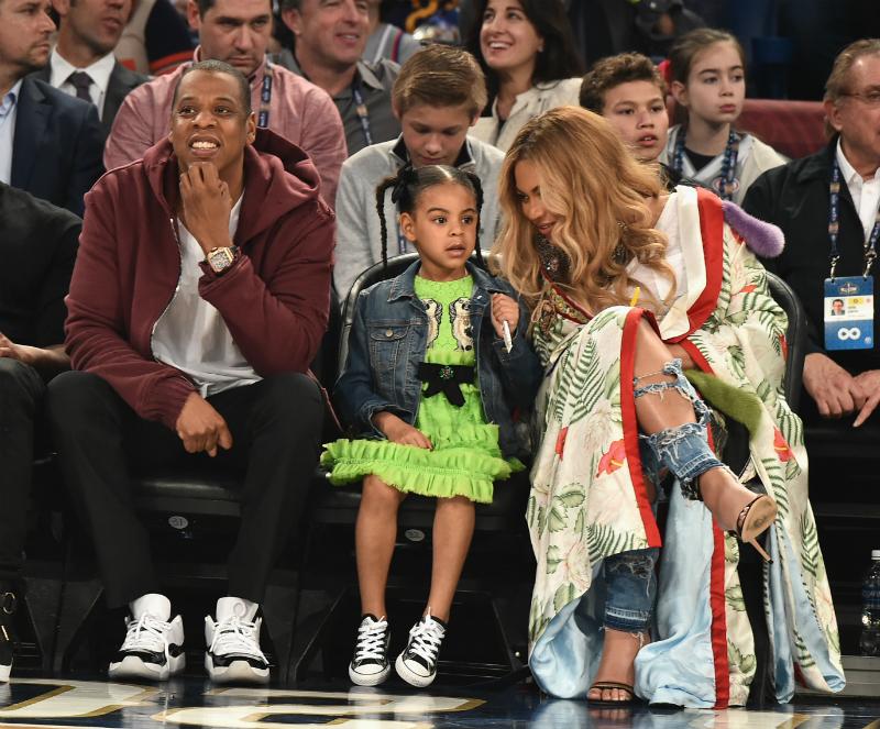 Beyonce jayz blue courtside 6