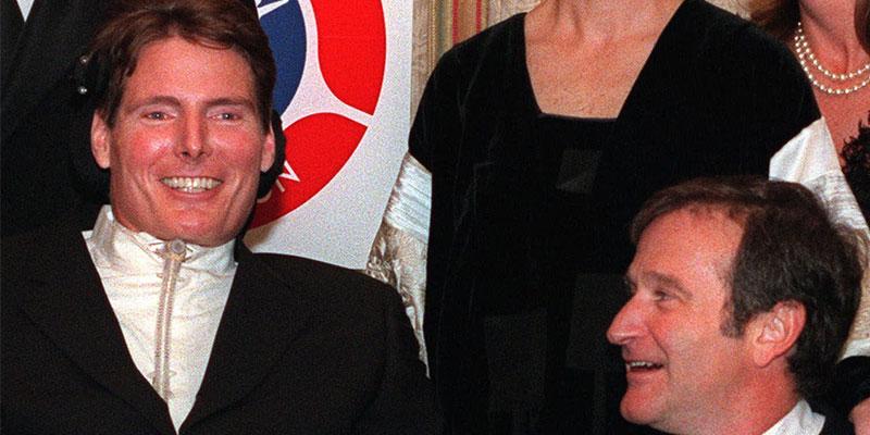 Robin Williams and Christopher Reeve