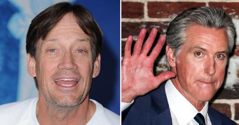 split of Kevin Sorbo, Gavin Newsom.