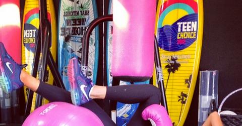 Shay mitchell workout