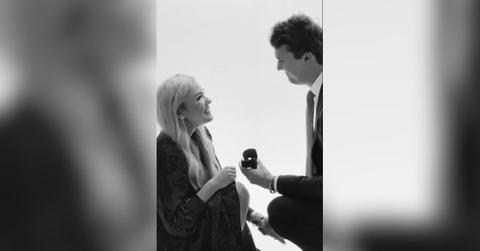 Photo of Erika Kirk and Charlie Kirk.