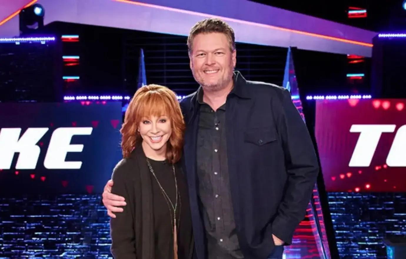 gwen stefani feels weird seeing reba mcentire blake sheltons chair the voice