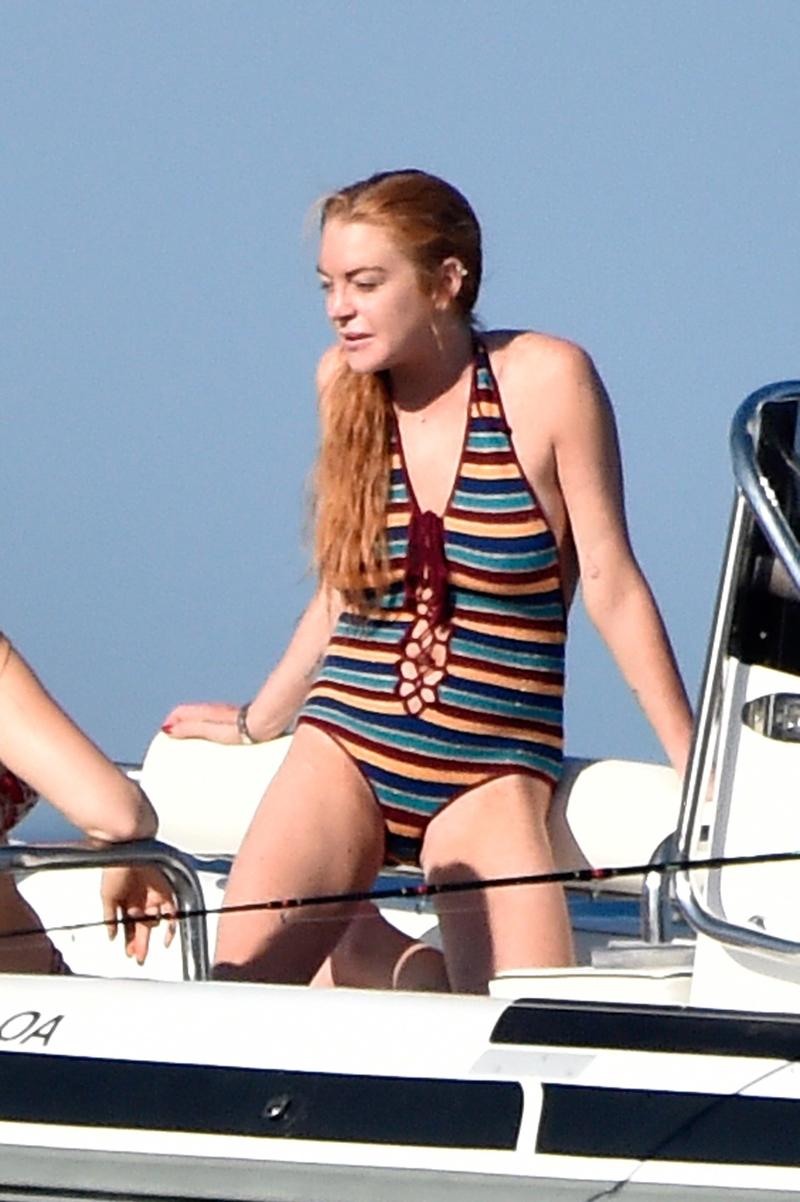 Lindsay Lohan enjoys a day of fishing with Hofit Golan, amid pregnancy claims