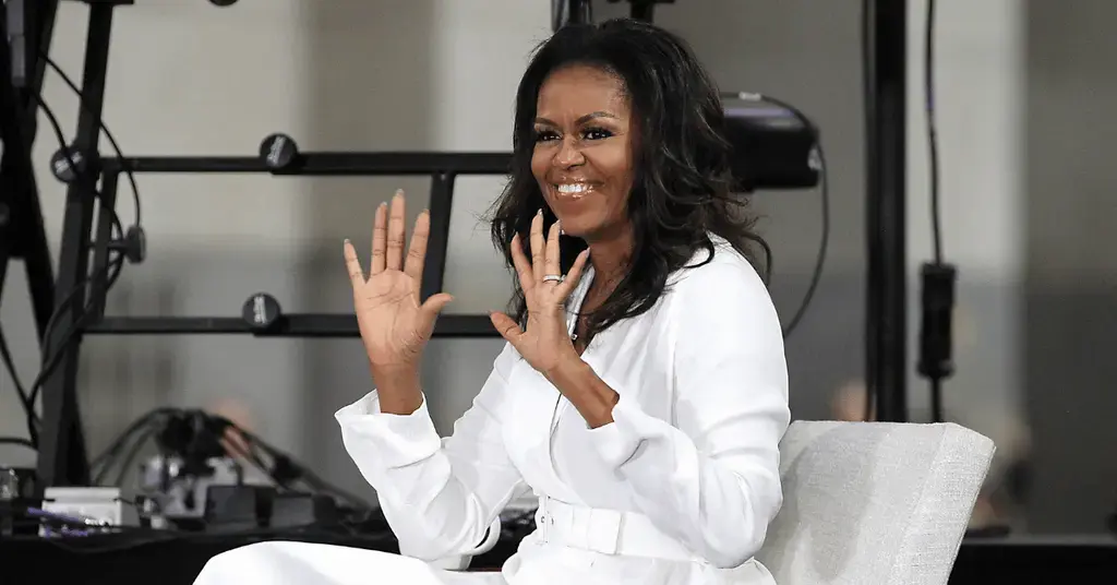 michelle obama ridiculed podcast debut garnering k views  hours