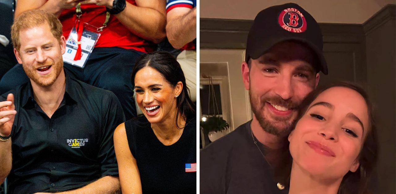 Meghan Markle, Prince Harry Hung With Chris Evans & Wife In Portugal