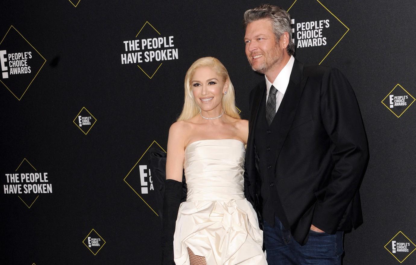 gwen stefani husband blake shelton happier every single day