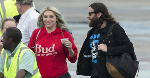 Kesha smiles hugs boyfriend brad ashenfelter vacation hero