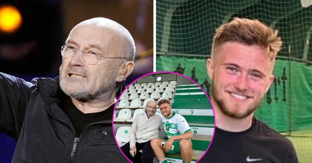 phil collins son matthew soccer photo