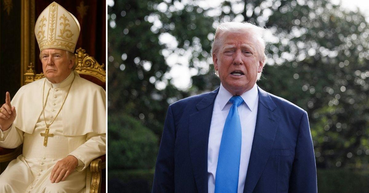 Donald Trump Shares AI-Generated Photo Of Himself As The Pope