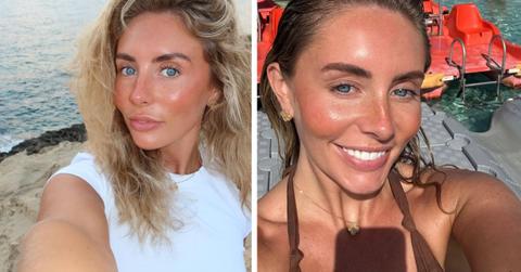 split photo of bonnie blue