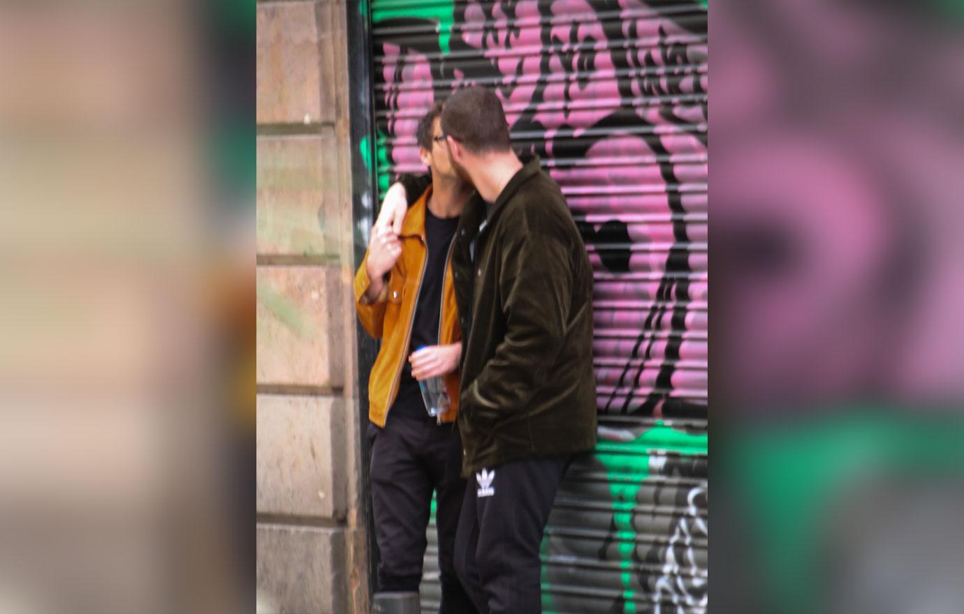 EXCLUSIVE: Sam Smith and boyfriend Brandon Flynn head out to dinner in Barcelona