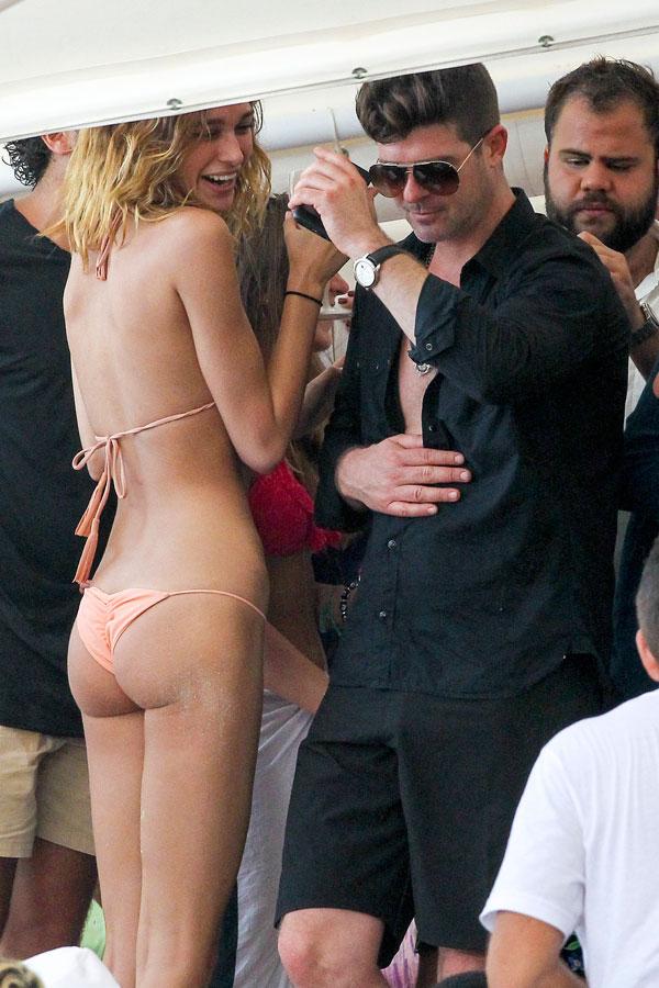 robin thicke april geary beach bikini bodies