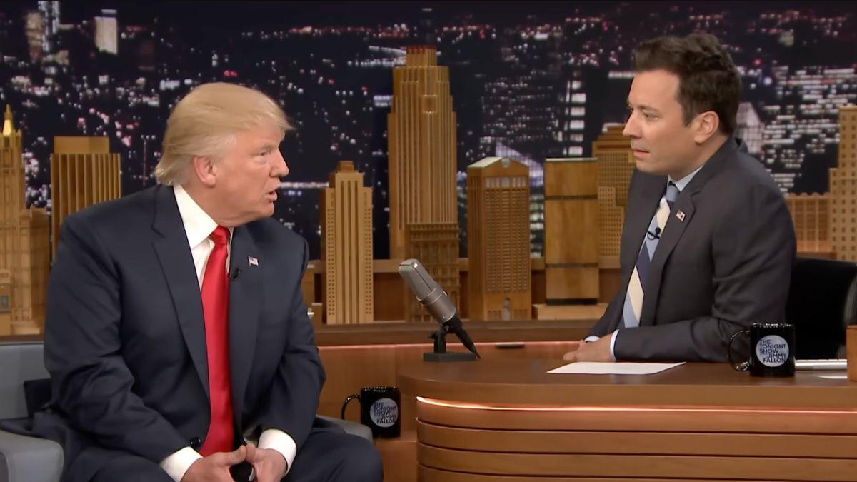 Image of Kathy Griffin revisited Jimmy Fallon’s controversial interview with Donald Trump.