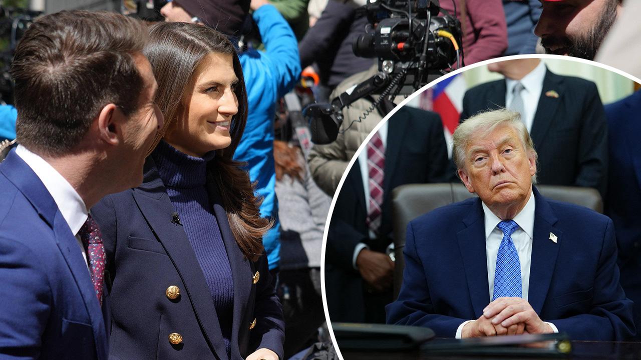 photo ofKaitlan Collins corrected Donald Trump's claims, stating that CNN never said they weren't going to cover him.