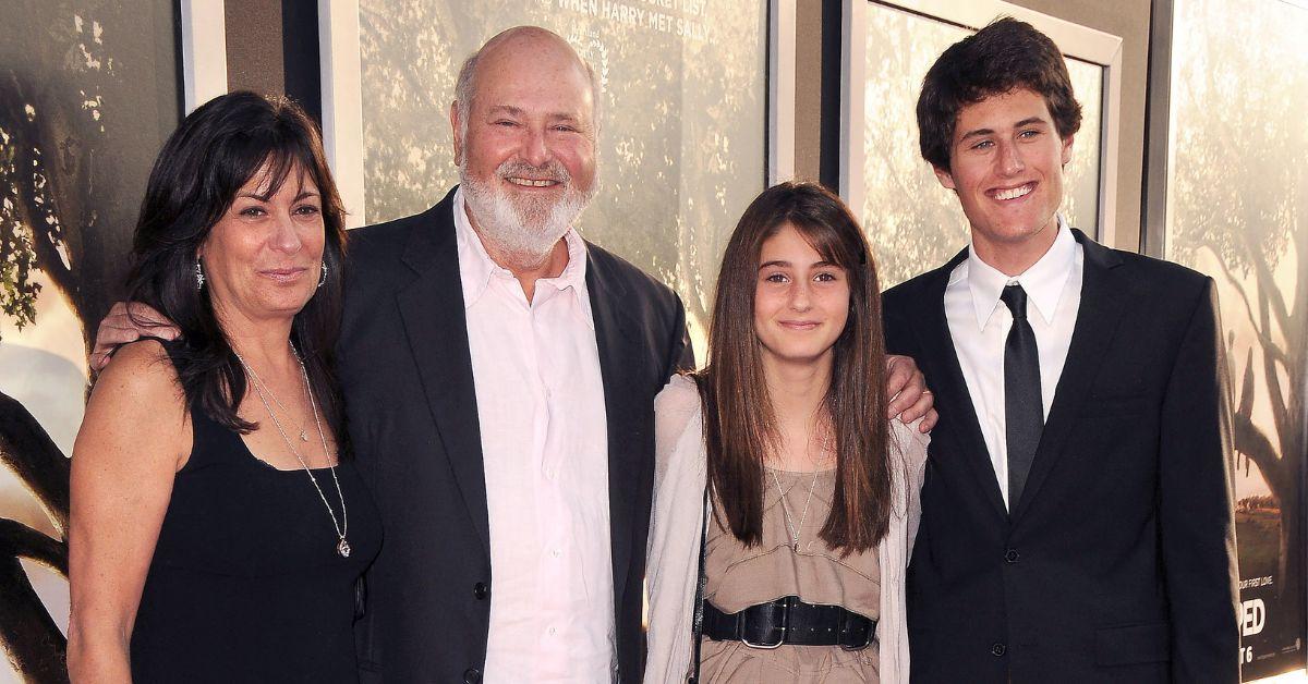 Photo of Michele, Rob, Romy and Nick Reiner