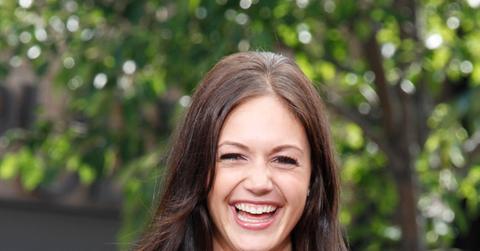 'Bachelorette' 2013 Desiree Hartsock on 'Extra!' at The Grove in West Hollywood, California