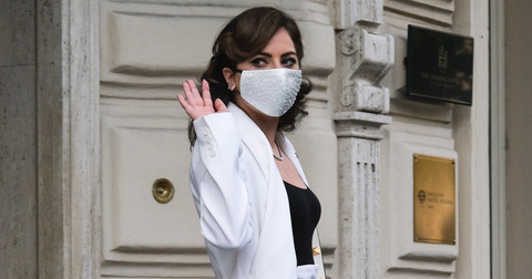 lady gaga brunette
