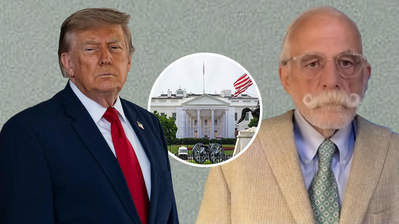 Composite photo of Donald Trump and Former Trump White House Lawyer Ty Cobb.