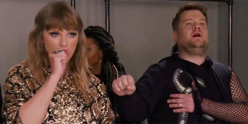 James corden dances with taylor swift video hero