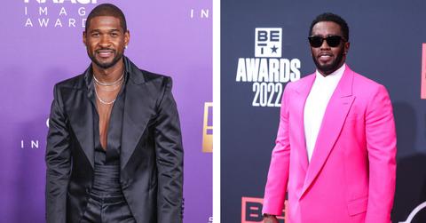 Composite photo of Usher and Sean 'Diddy' Combs.