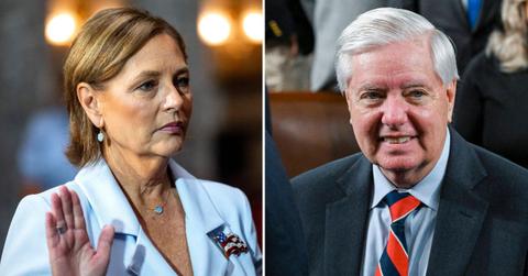 split image of Darline Graham and Lindsey Graham