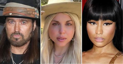 Composite photo of Billy Ray Cyrus, Firerose and Nicki Minaj.