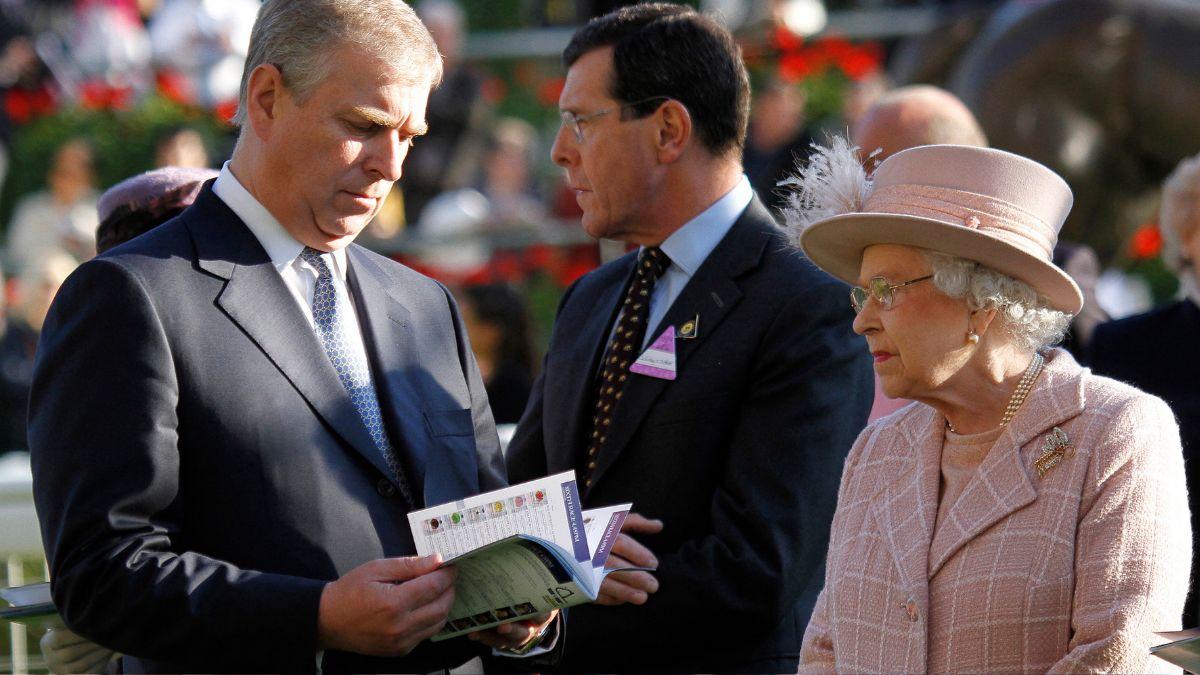 image of prince Andrew and queen elizabeth