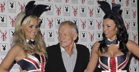 Hugh Hefner at the Gala Launch Party for the New Playboy Club in London