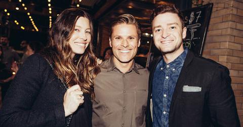 Pregnant Jessica Biel and Justin Timberlake attend Greenleaf restaurant opening in Hollywood, California