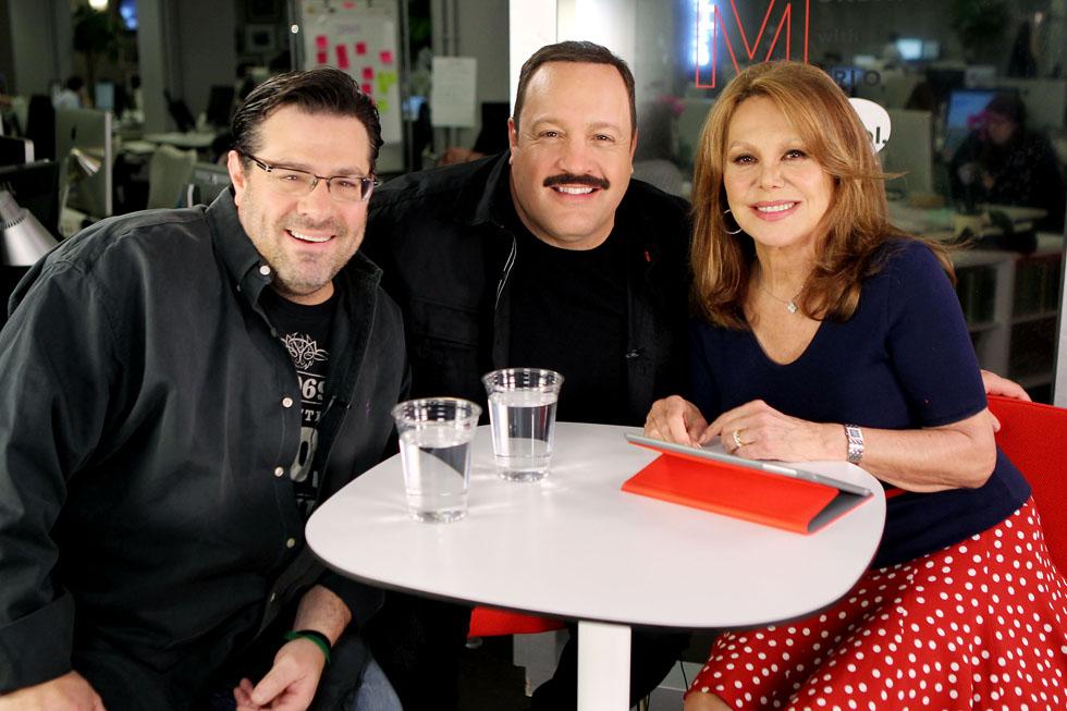 Kevin James &amp; director Andy Fickman stopped by the set for a taping of AOL&#8217;s &#8220;Mondays with Marlo&#8221; hosted by Marlo