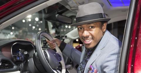 Nick Cannon made a surprise appearance for the all new 2017 Chrysler Pacifica at the Detroit Auto Show on Saturday%2c January 16. 1
