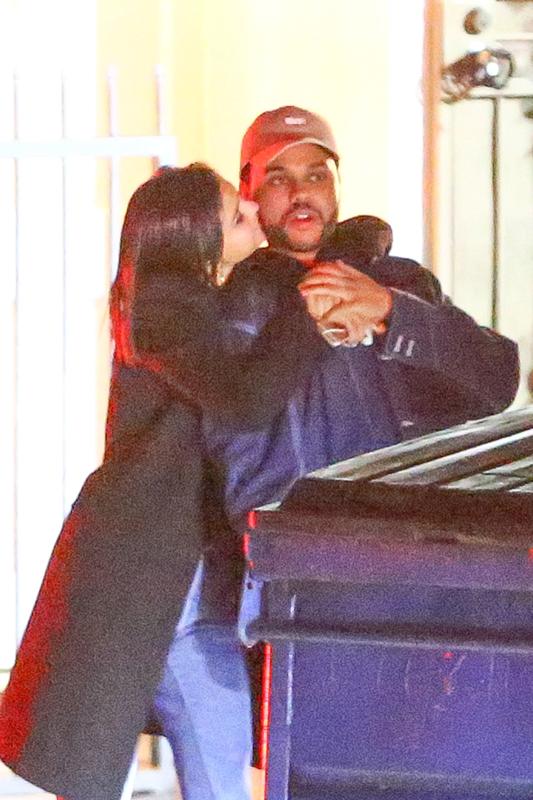 *PREMIUM EXCLUSIVE* Hot New Couple  Selena Gomez and The Weeknd Can&#8217;t hide their Love