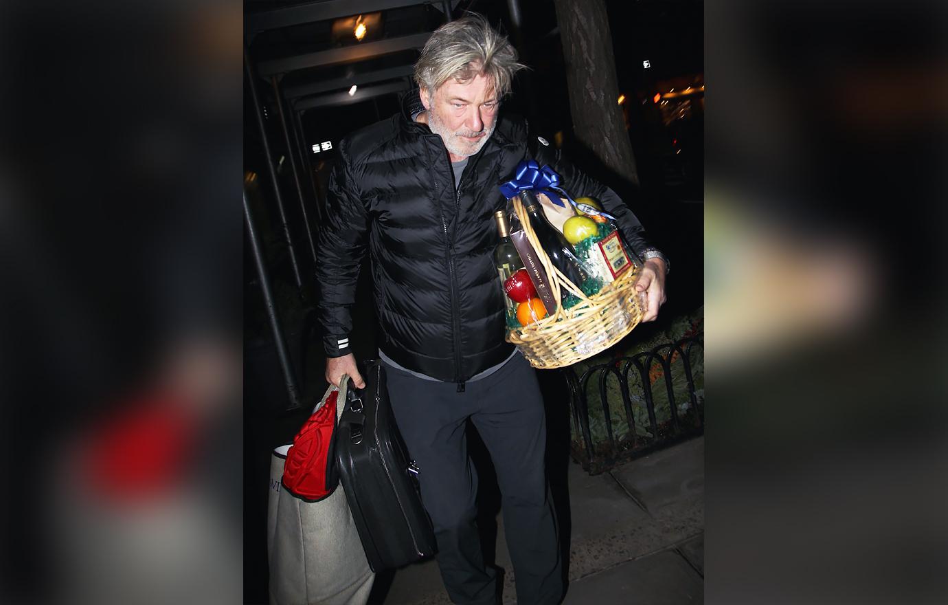 alec baldwin picks up gift wife hilaria birthday