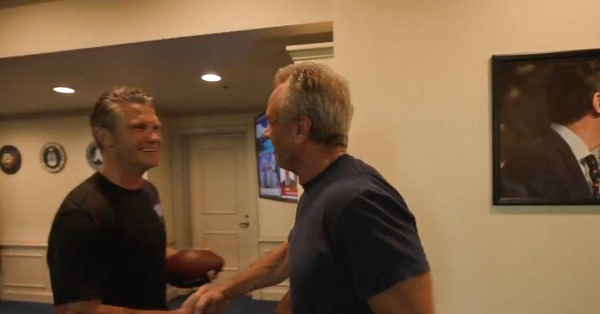 Photo of Pete Hegseth and Robert F. Kennedy Jr.