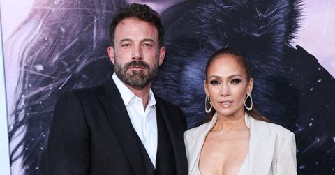 Composite photo of Ben Affleck and Jennifer Lopez.