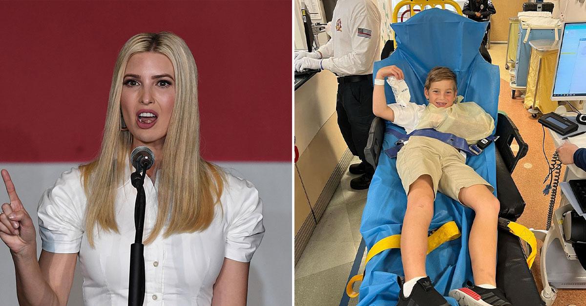 ivanka trump scary phone call theo broke wrist playing soccer pp