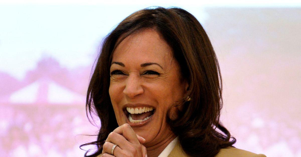 kamala harris laugh