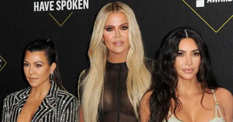 Photo of Kourtney, Khloé and Kim Kardashian.