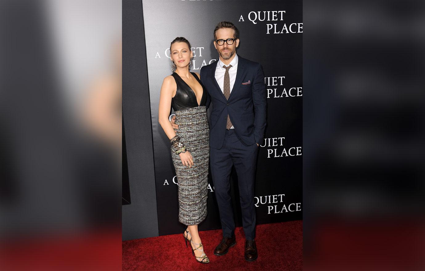 Ryan Reynolds Blake Lively Red Carpet Welcome Third Child