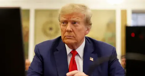 donald trump denies sleeping new york hush money beautiful blue eyes