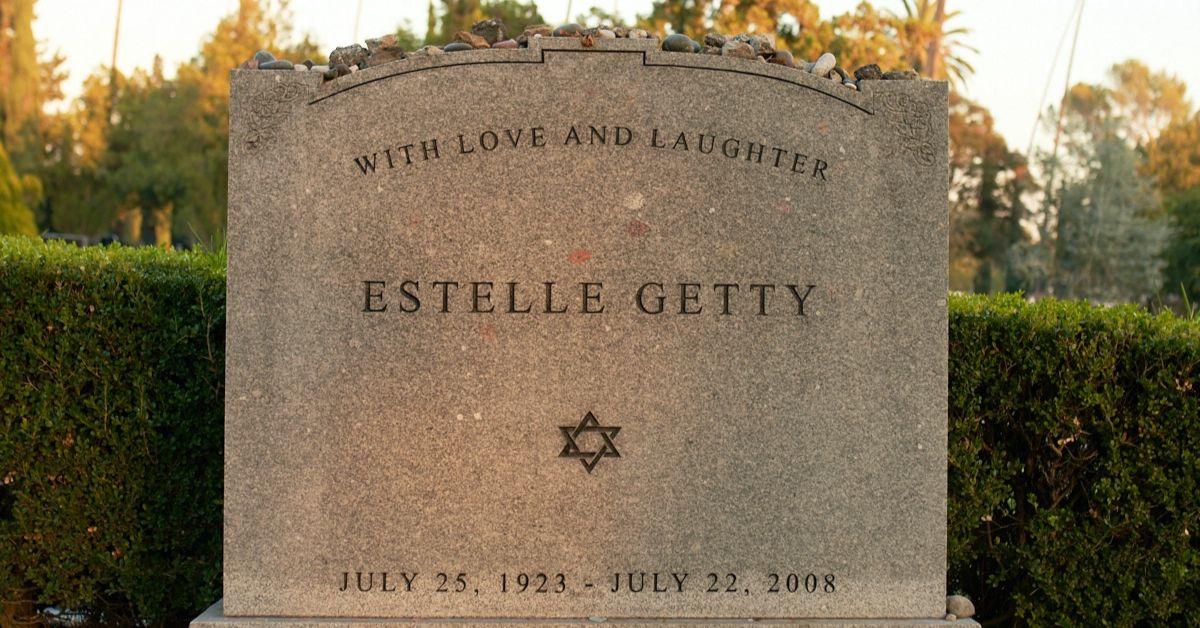 Photo of Estelle Getty's grave