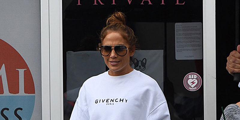 Jennifer Lopez looks incredible in white leggings as she heads to the gym  on Boxing Day – The Sun