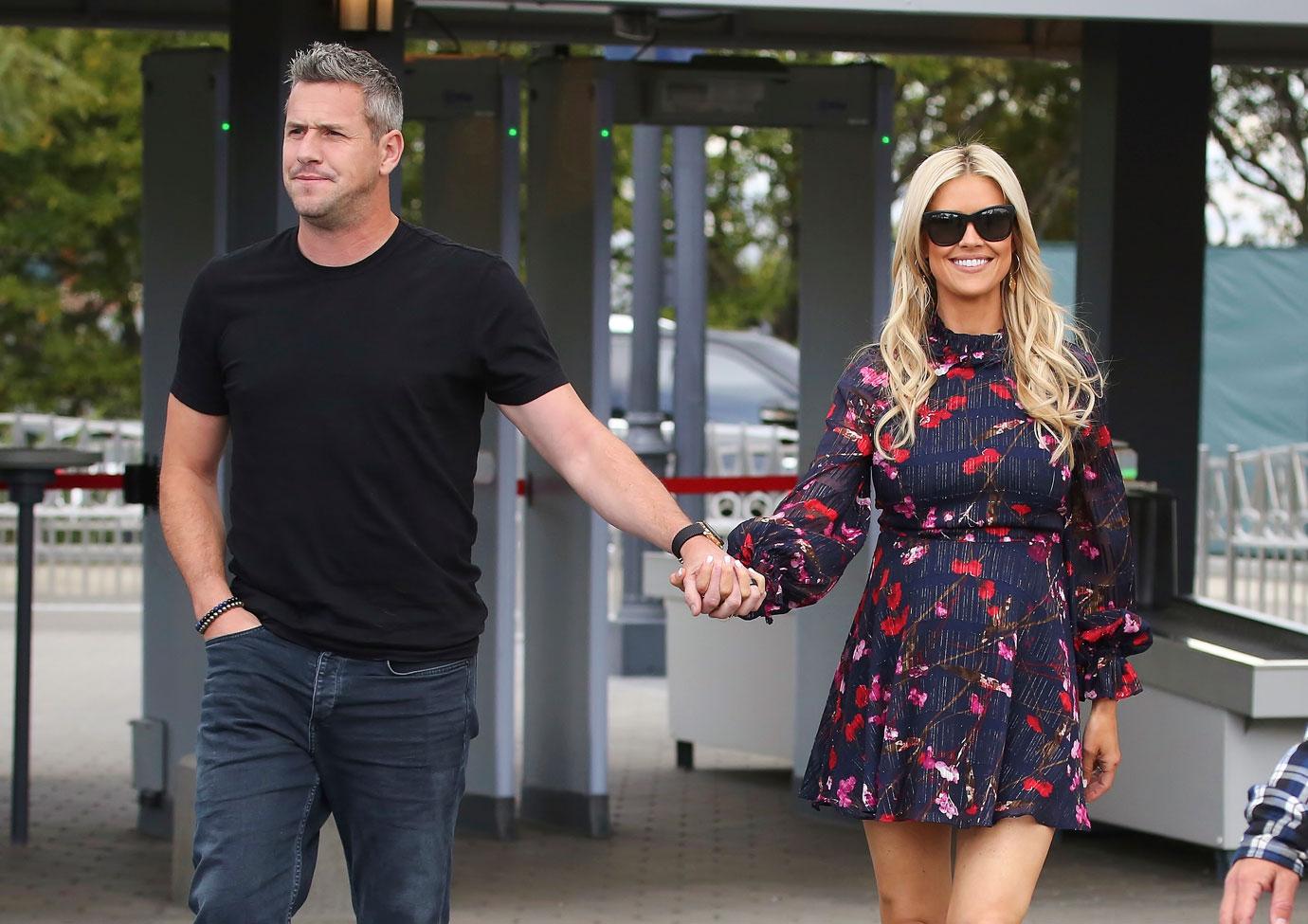 Christina And Ant Anstead Holding Hands