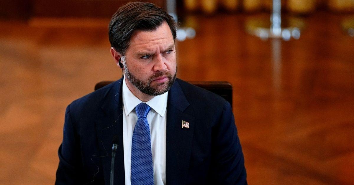 image of J.D. Vance is currently VP. 