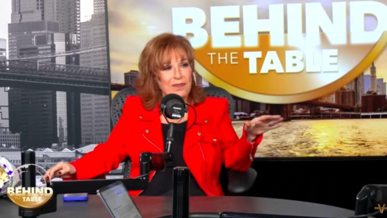 Image of Joy being much happier with the show's present lineup. 