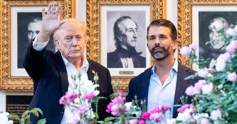 Photo of Donald Trump and Donald Trump Jr.